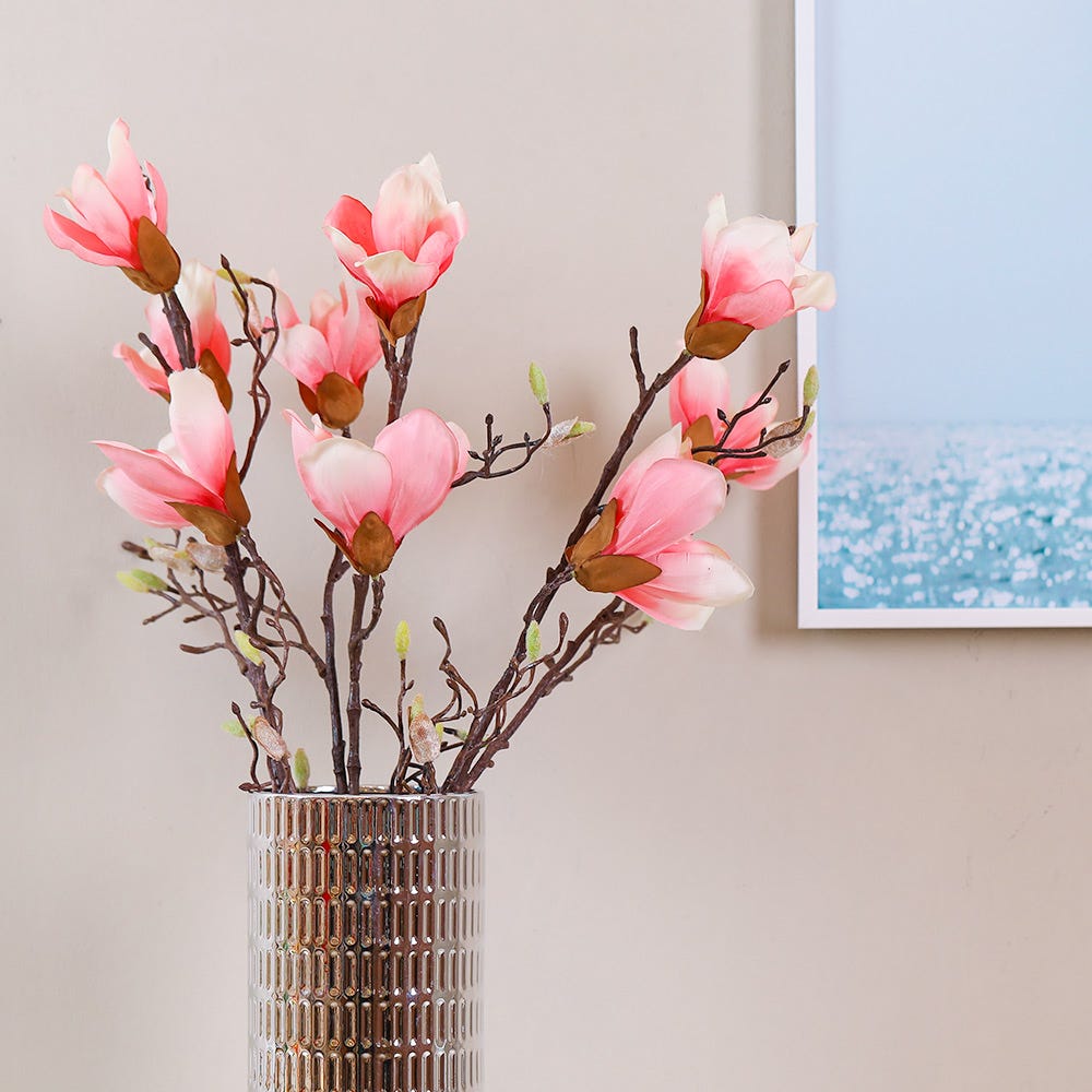 SS21 Rejoice Pink Mangnolia Artificial Flower